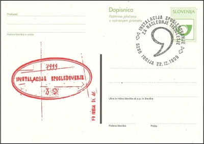 INSTALACIJA SPOGLEDOVANJE ZA NASLEDNJE TISOČLETJE